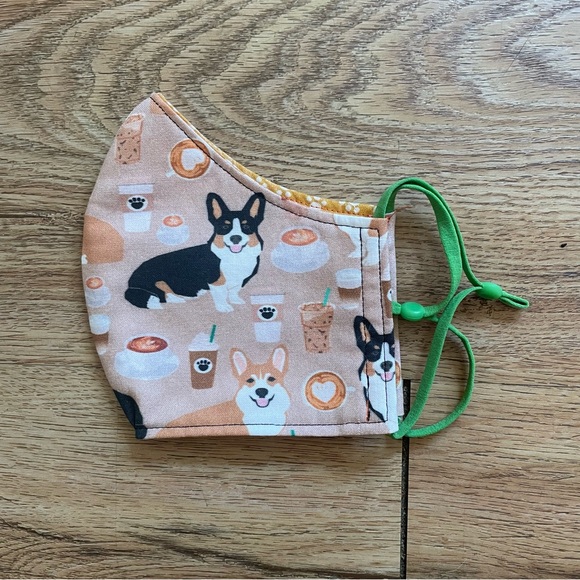 Corgis and Lattes Mask - Picture 1 of 4